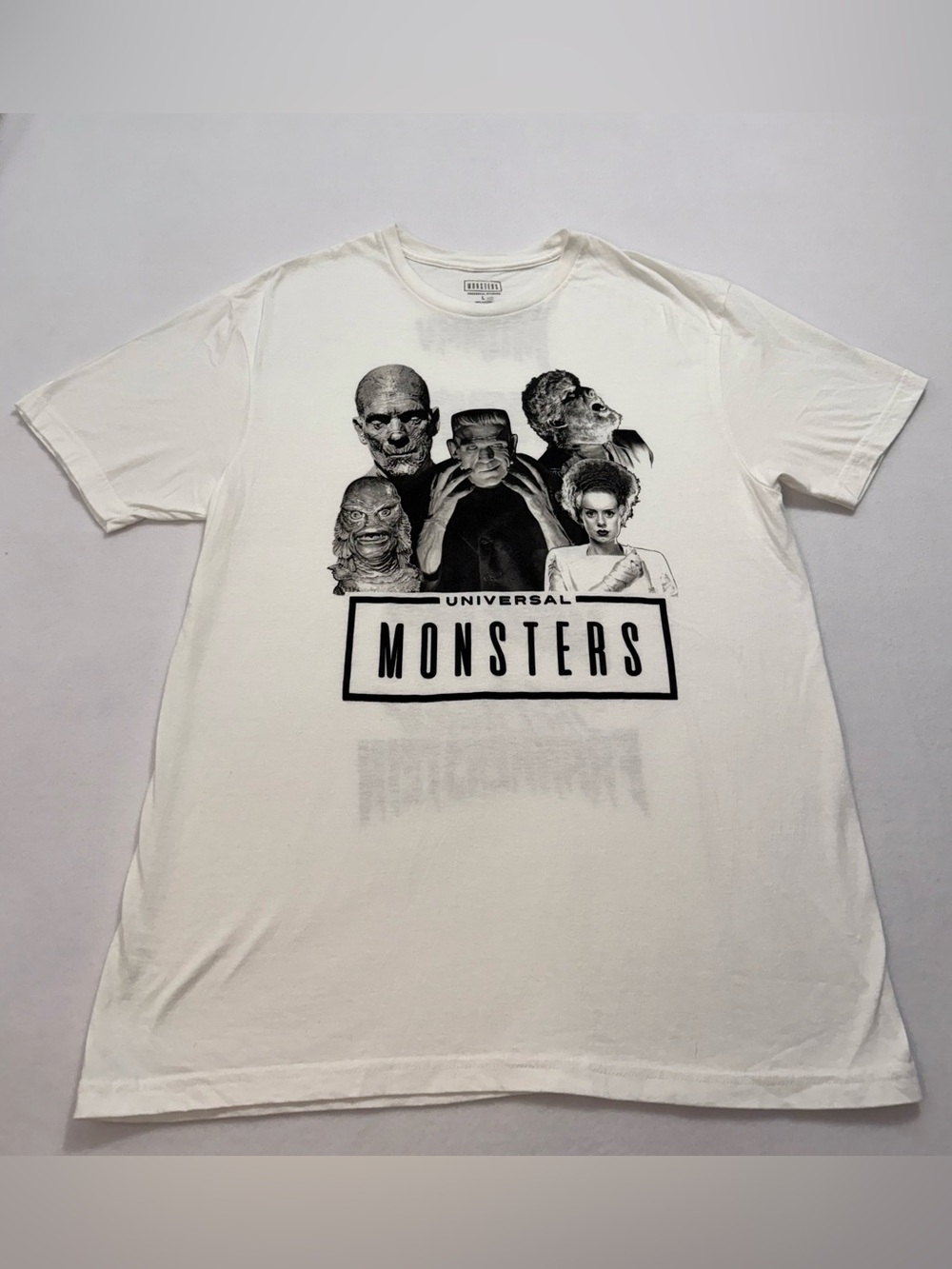 Epic Universe Universal Monsters T-Shirt Adult Large Frankenstein Mummy Wolfman